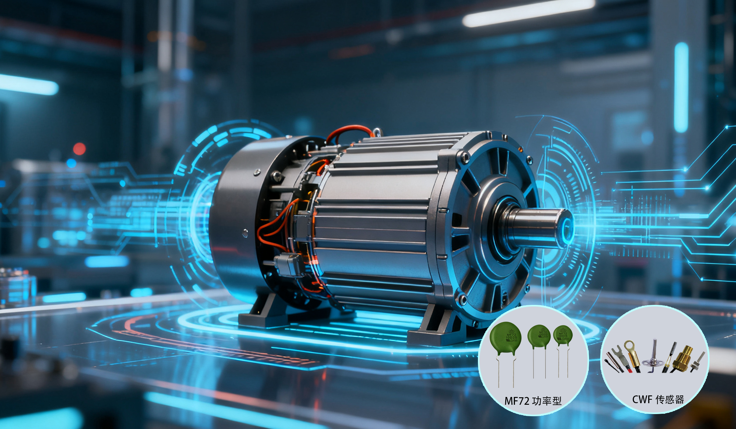 電機(jī)控制熱敏電阻器應(yīng)用案例！